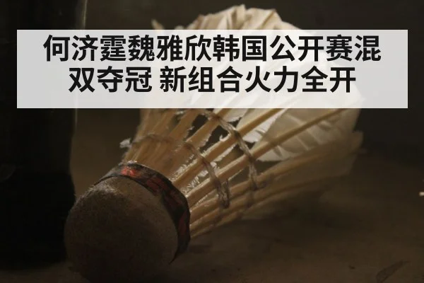 何济霆魏雅欣韩国公开赛混双夺冠 新组合火力全开